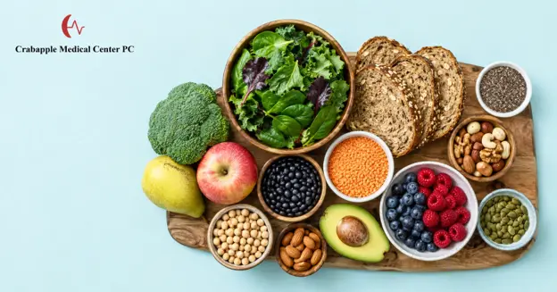 Eat a Balanced and Fiber Rich Diet