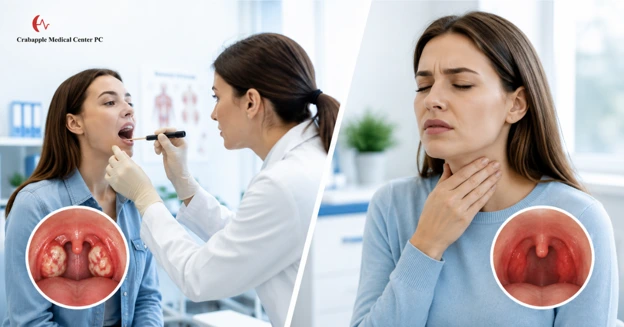 Throat vs Sore Throat