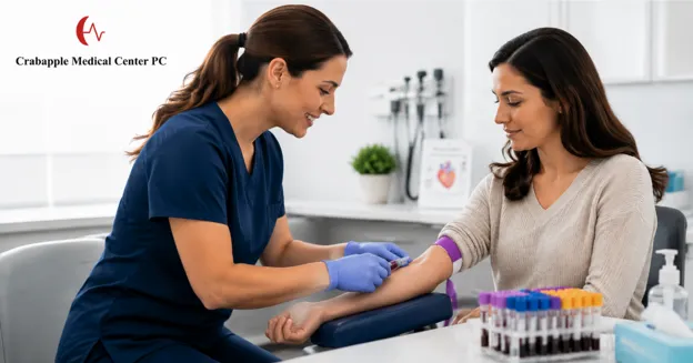 a laboratory testing
